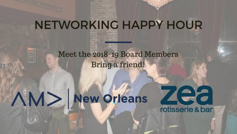 Networking happy hour